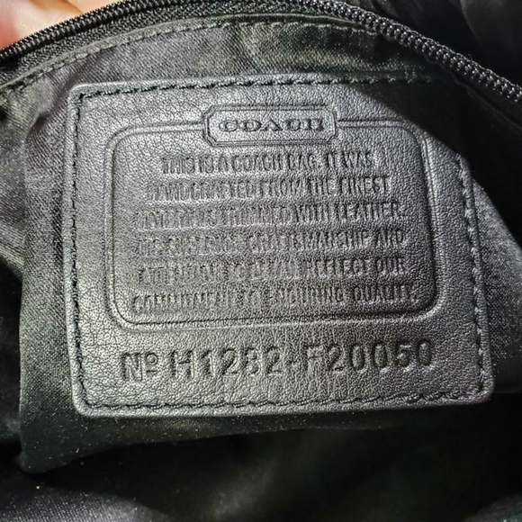 Coach Black Ashley Sateen Carryall Bag - Picture 10 of 11